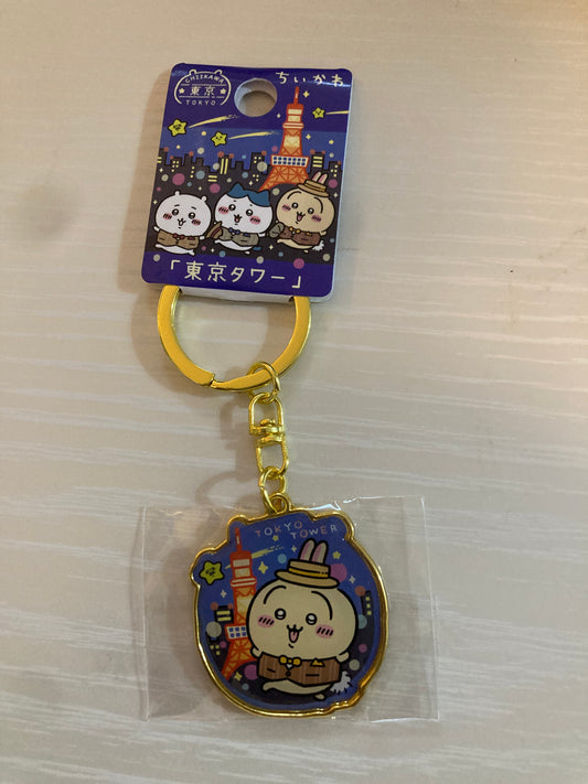 東京限定　東京タワー ダイカットキーホルダー　うさぎ