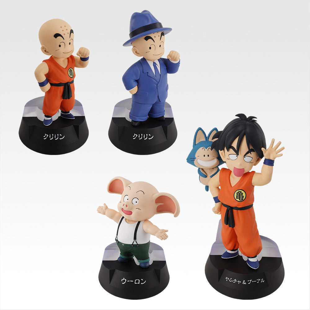 一番くじ ドラゴンボール ASSEMBLE COLLECTION ～孫悟空少年期編～ D賞 クリリン・ウーロン・ヤムチャ＆プーアル ASSEMBLEフィギュア(池袋)