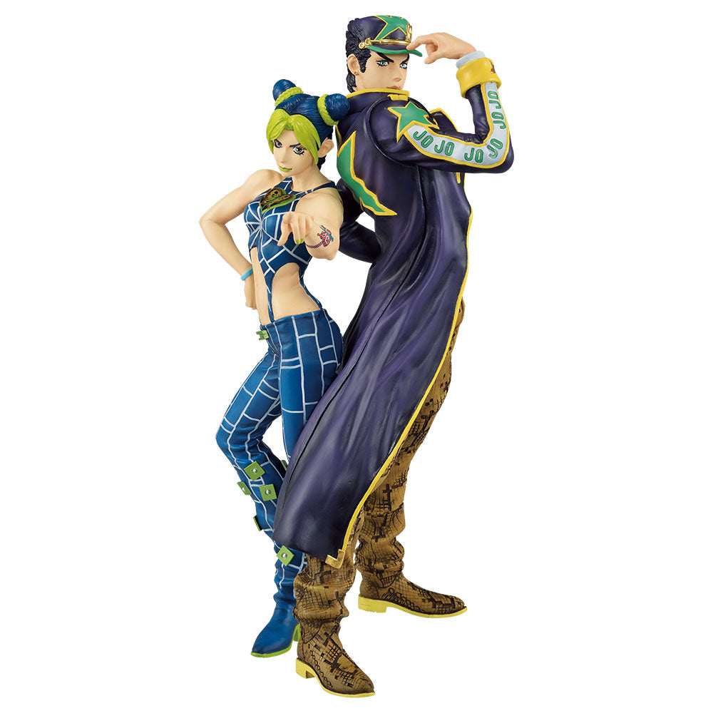 Ichiban kuji ジョジョの奇な马険ストーンオーシャンThe way to heaven KUJO Xu Lun&amp;Kujo Jotaro フィギュアLast