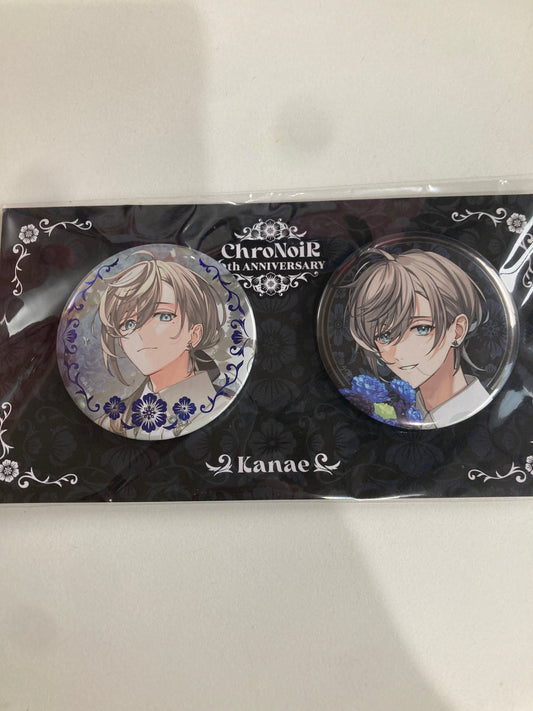 【ChroNoiR 6th ANNIVERSARY】にじさんじ 箔押し缶バッジセット 叶(池袋)