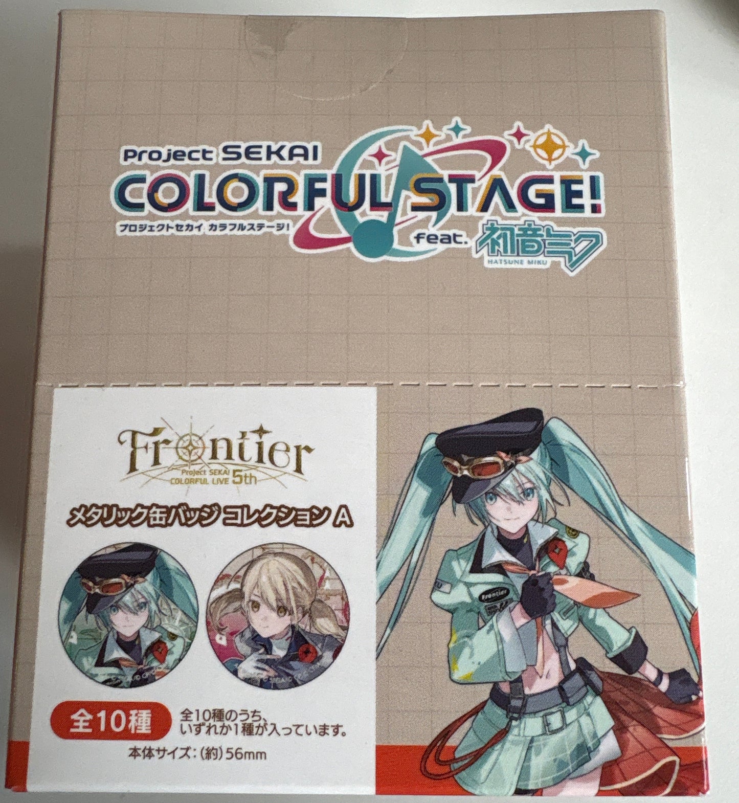 プロジェクトセカイ カラフルステージ！ feat. 初音ミク プロジェクトセカイ COLORFUL LIVE 5th - Frontier - メタリック缶バッジコレクション A