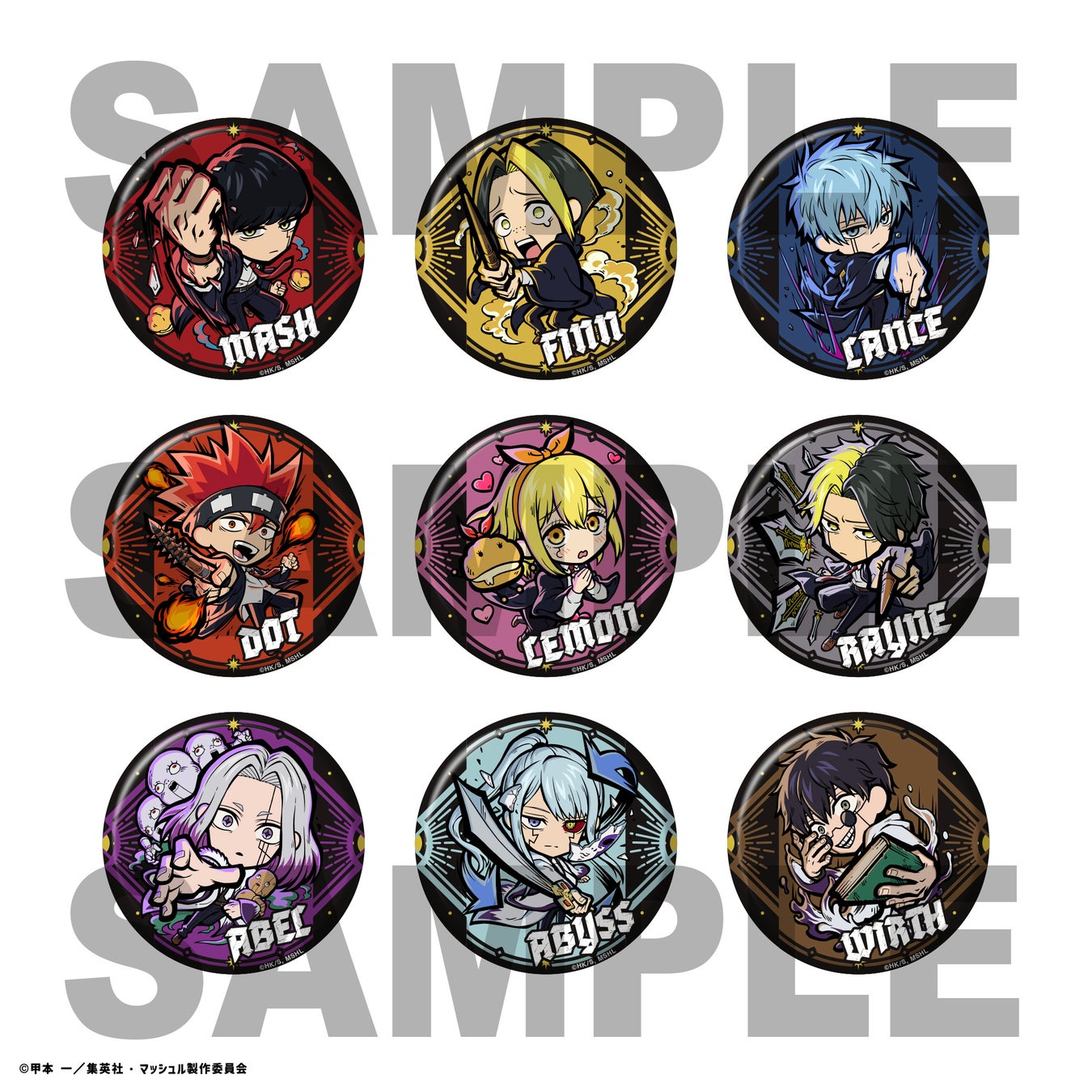 マッシュル-MASHLE- PUMP UP DINER イートゥ―ントレーディング缶バッジ