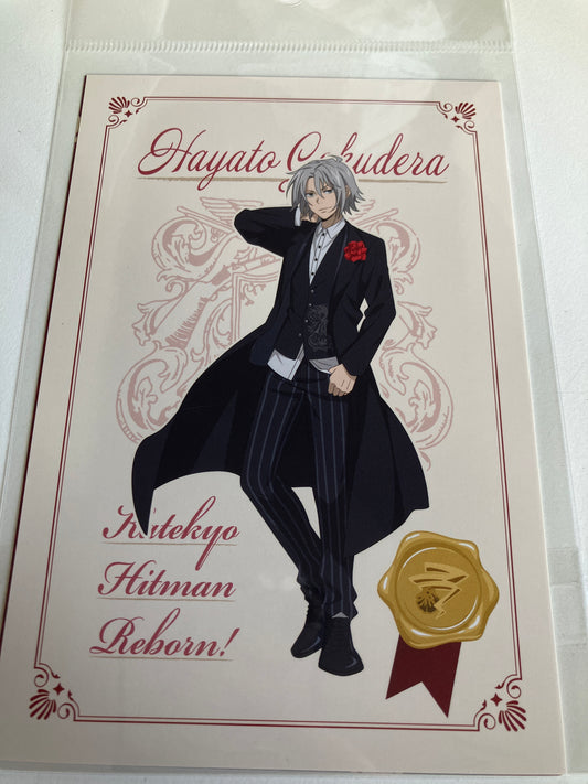 【AniqueShop 限定】『家庭教師ヒットマンREBORN!』描き下ろしイラスト【パブリックスクール】ポストカード2枚セット - 獄寺隼人 (池袋)