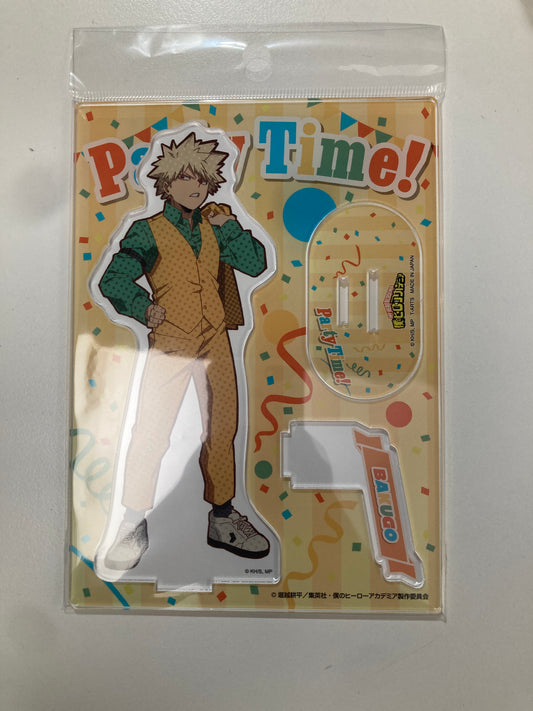 僕のヒーローアカデミア パーティータイム！ アクリルスタンドプレート 爆豪勝己