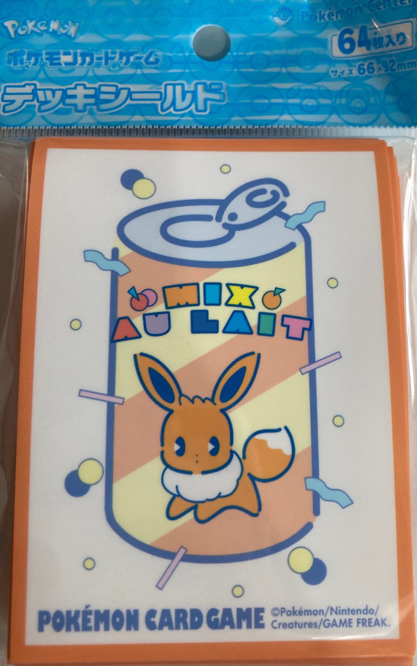 ポケモンカードゲーム デッキシールド ミックスオレ【オレンジ】|  Pokémon Card Game Deck Shield Mix Au Lait Eevee