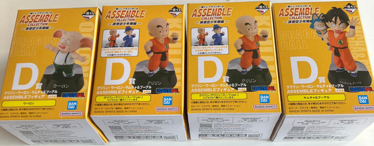 一番くじ ドラゴンボール ASSEMBLE COLLECTION ～孫悟空少年期編～ D賞 クリリン・ウーロン・ヤムチャ＆プーアル ASSEMBLEフィギュア(池袋)