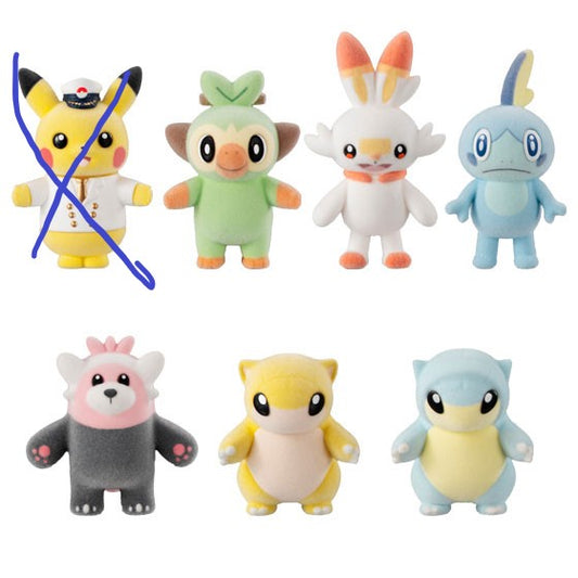 ポケモふどーる５Pokemon Fudoru 5 BOX of set of 6 toys
