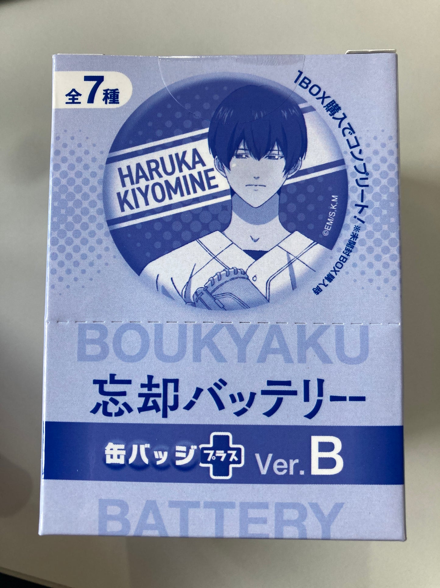 忘却バッテリー 缶バッジ＋ ver.B(池袋)