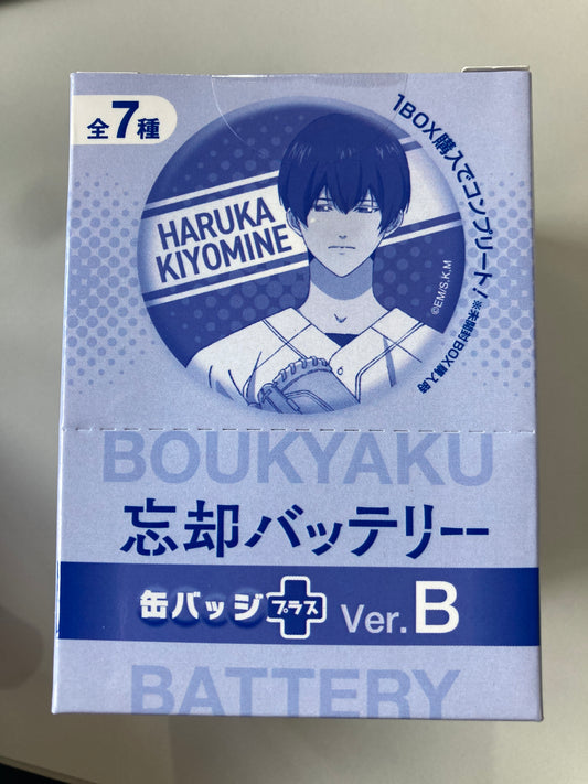 忘却バッテリー 缶バッジ＋ ver.B(池袋)