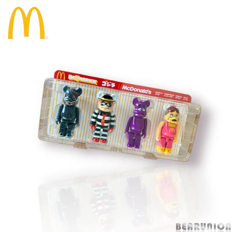 Bearbrick 150% ゴジラ McDonald set of 4