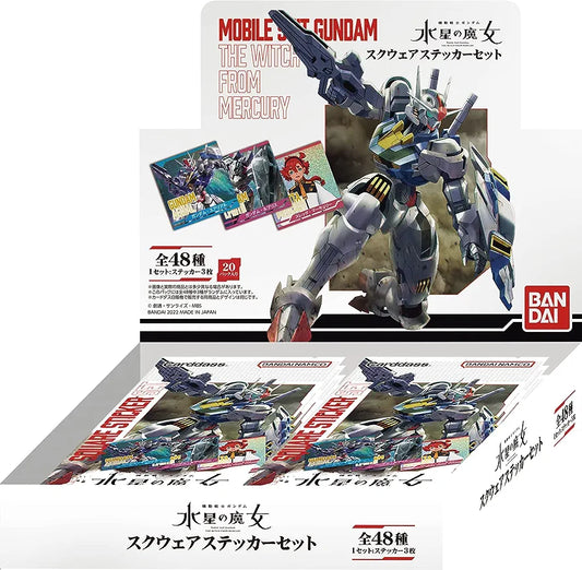 機動戦士ガンダム 水星の魔女 スクウェアステッカーセット（パック）tcs