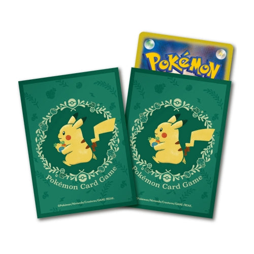 ポケモンカードゲーム デッキシールド ピカチュウときのみ | Pokemon Center Pikachu & Berries Card Sleeves