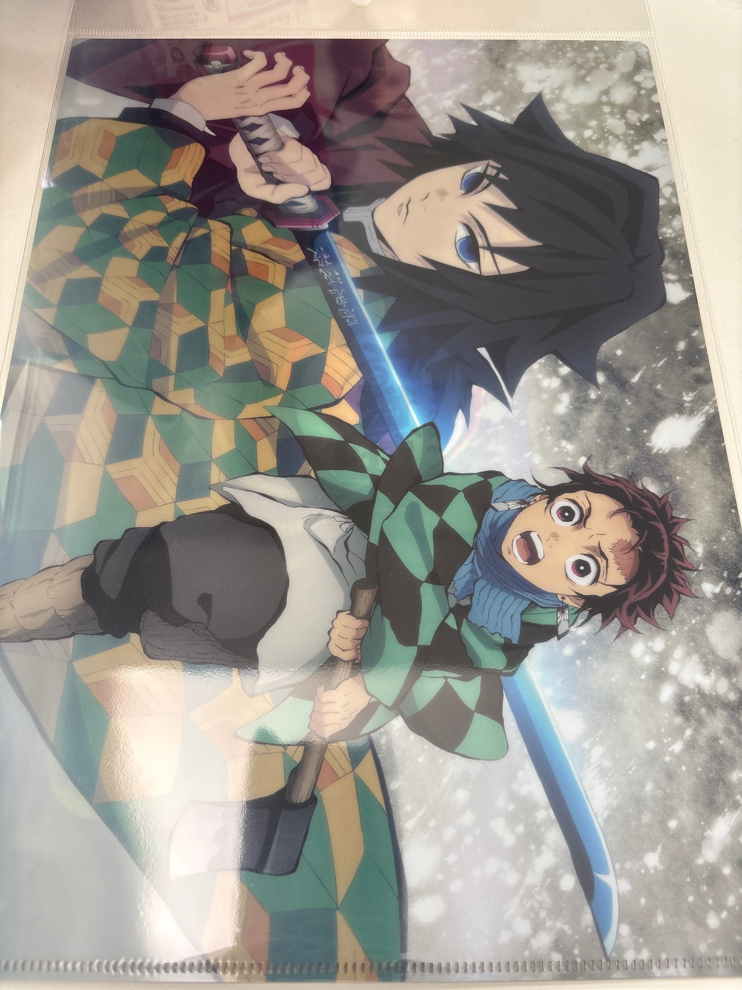 (IKE)鬼滅の刃　クリアファイル　炭治郎＆義勇