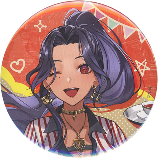 スカーレ・ヨナグニ 75mm缶バッジ  NIJISANJI EN CAFE in SWEETS PARADISE vtuber