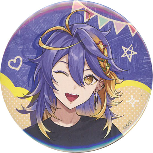 アスター・アルカディア 75mm 缶バッジ NIJISANJI EN CAFE in SWEETS PARADISE vtuber