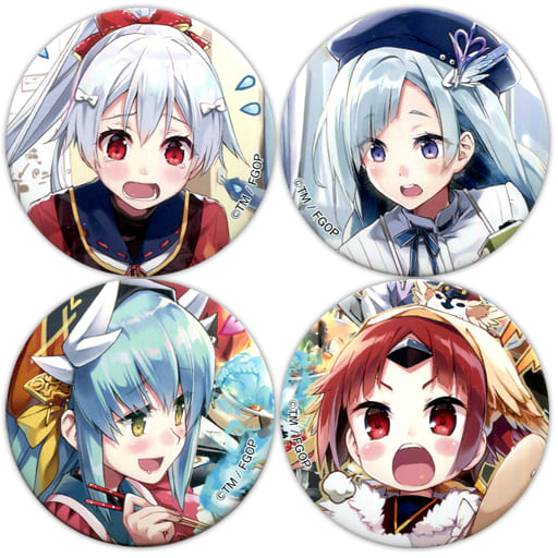 えれっとイラスト 描き下ろし概念礼装風イラスト缶バッジセット(4個組) 「Fate/Grand Order」