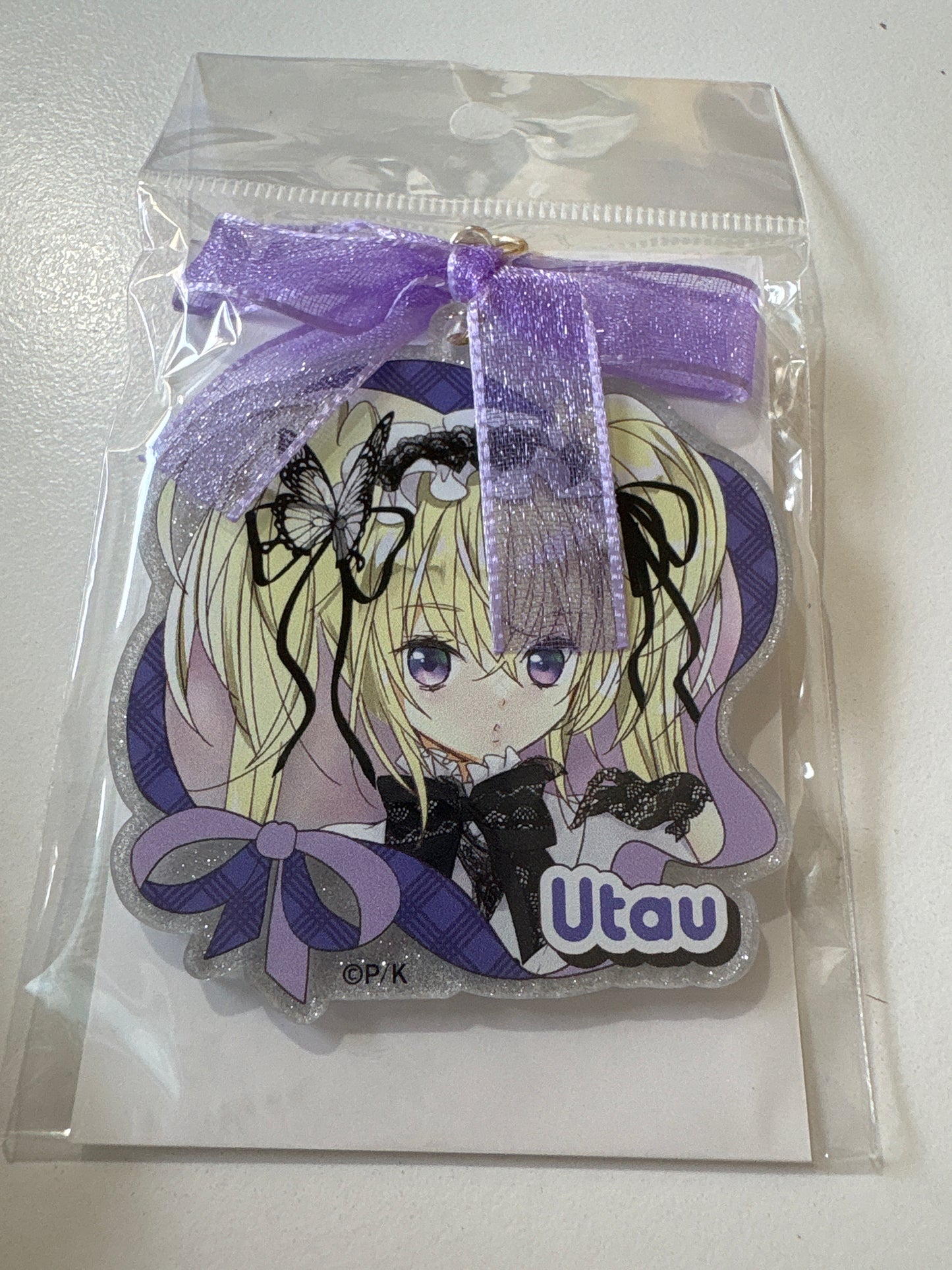 【限定】『しゅごキャラ！』×浅草花やしき リボン付きアクリルキーホルダー ほしな 歌唄 (池袋)