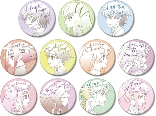 コードギアス 反逆のルルーシュ トレーディング lette-graph 缶バッジ can badge