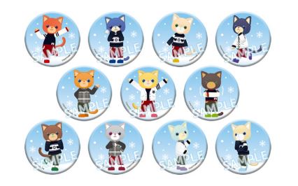 うたの☆プリンスさまっ♪ PRINCE CAT -WINTER HOLIDAY- happy snowトレーディング 缶バッジ ハッピースノーVer.