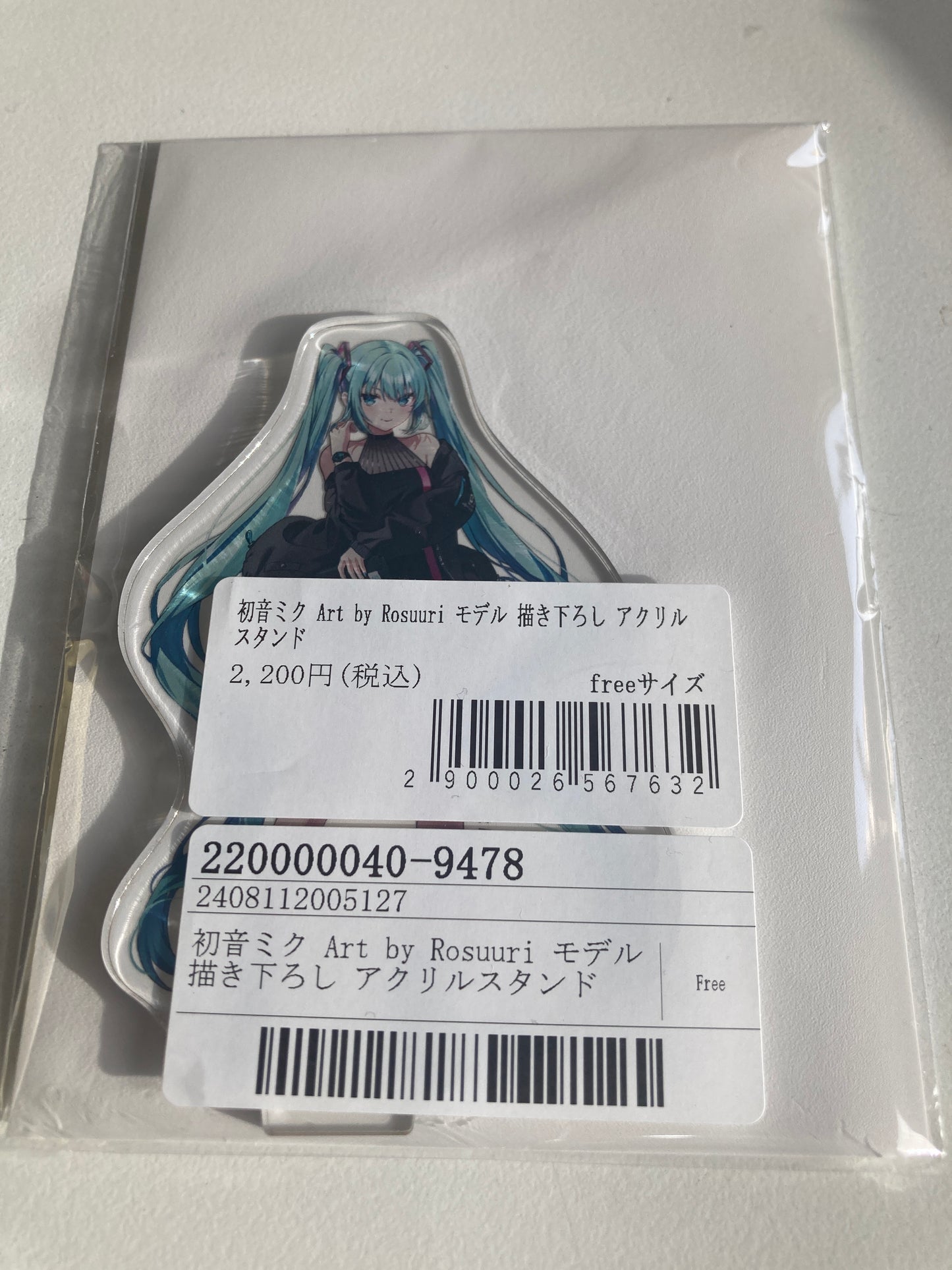 初音ミク Art by Rosuuri モデル 描き下ろし アクリルスタンド (池袋)