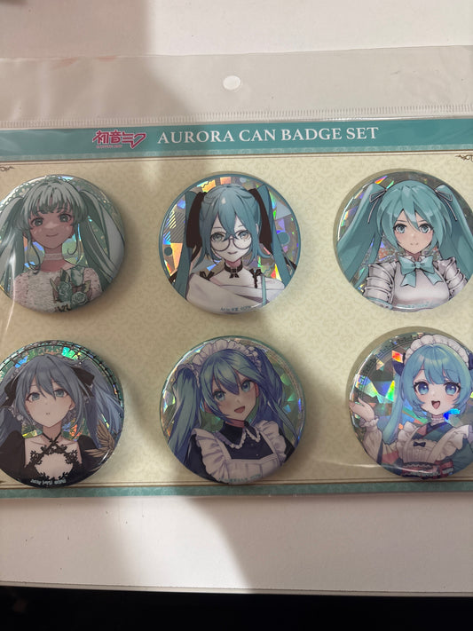 初音ミクシリーズ オーロラ缶バッジセット (池袋)