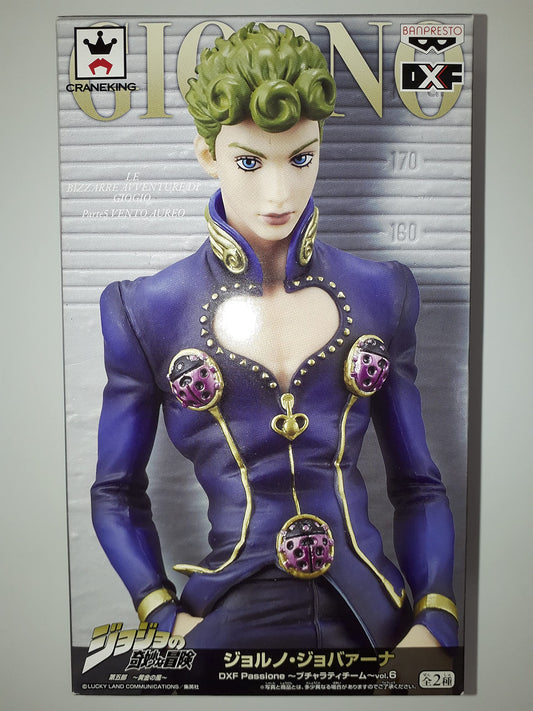 ジョジョのmiraculous DXF フィギュアPart 5 Golden Wind Passione Guard チームブチャラティチームジョルノ・ジョバーナ