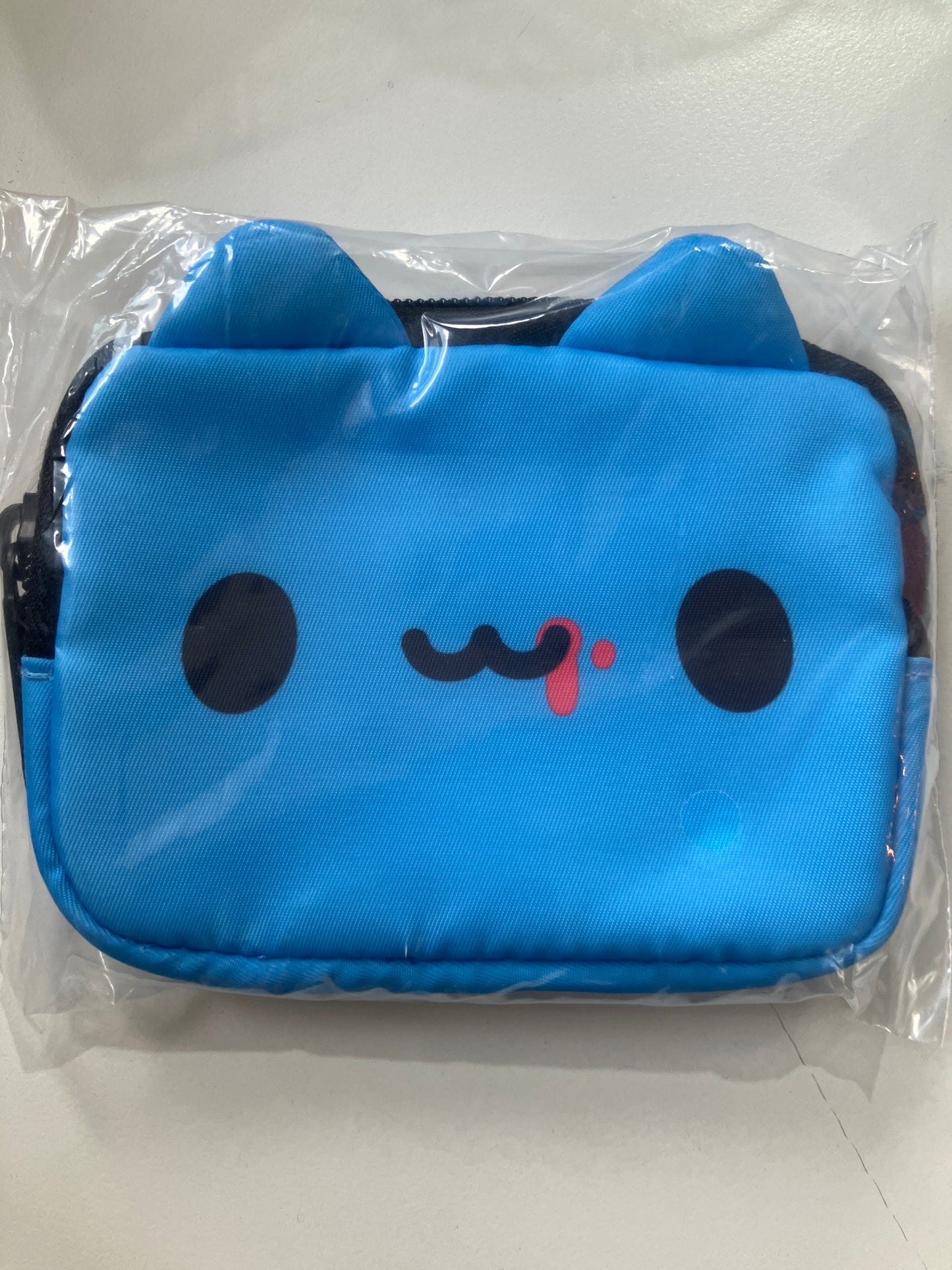 Bugcat Capoo カプー流血デザイン ジッパーウォレット（ブルー）(池袋)