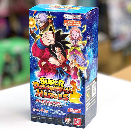 (行版) Bandai Super Dragon Ball Heroes Selection Pack Vol.1 七龍珠英雄卡 Selection Pack 第一彈