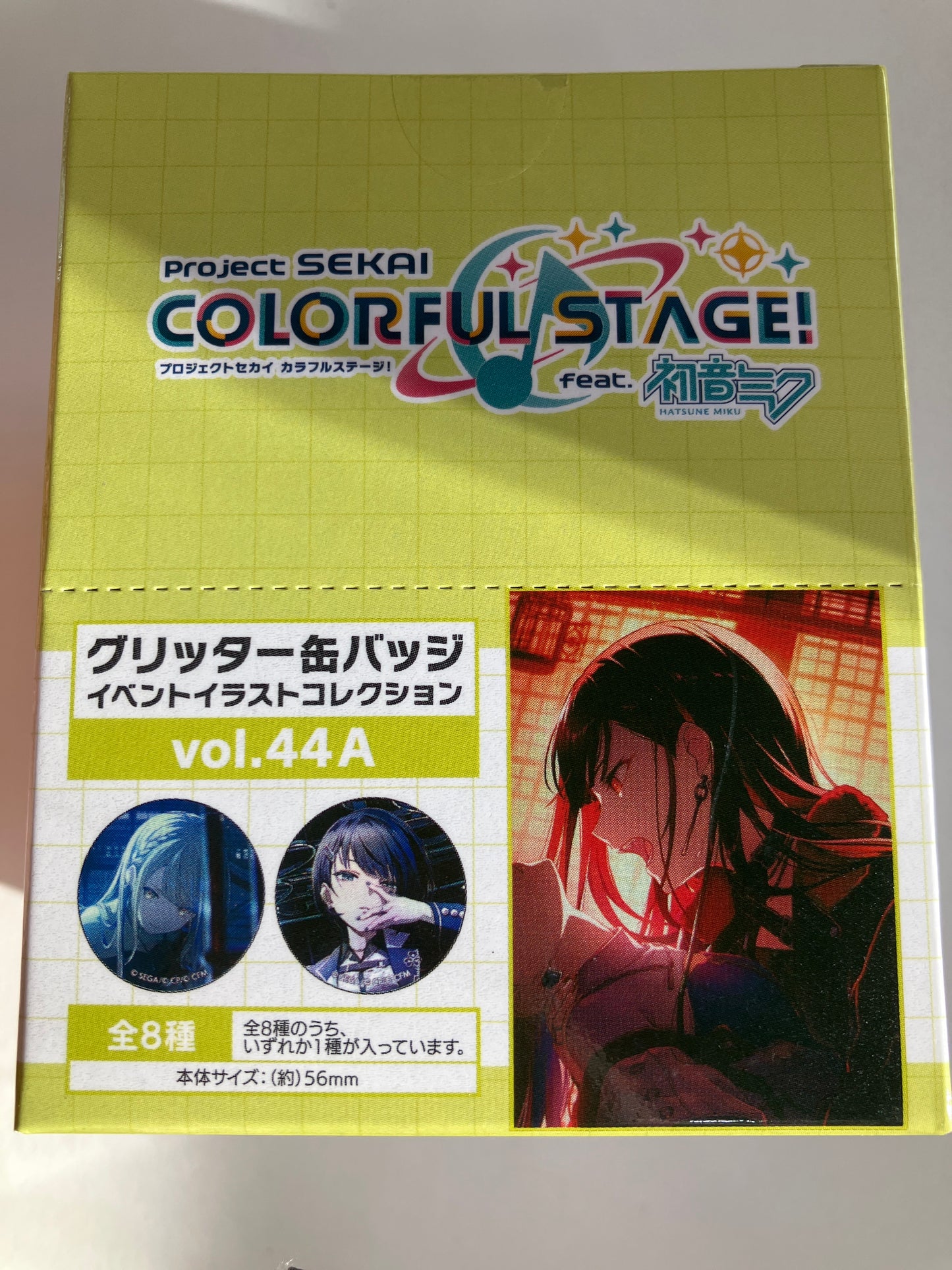 プロジェクトセカイ カラフルステージ！ feat. 初音ミク グリッター缶バッジ イベントイラストコレクション vol.44 A (池袋)