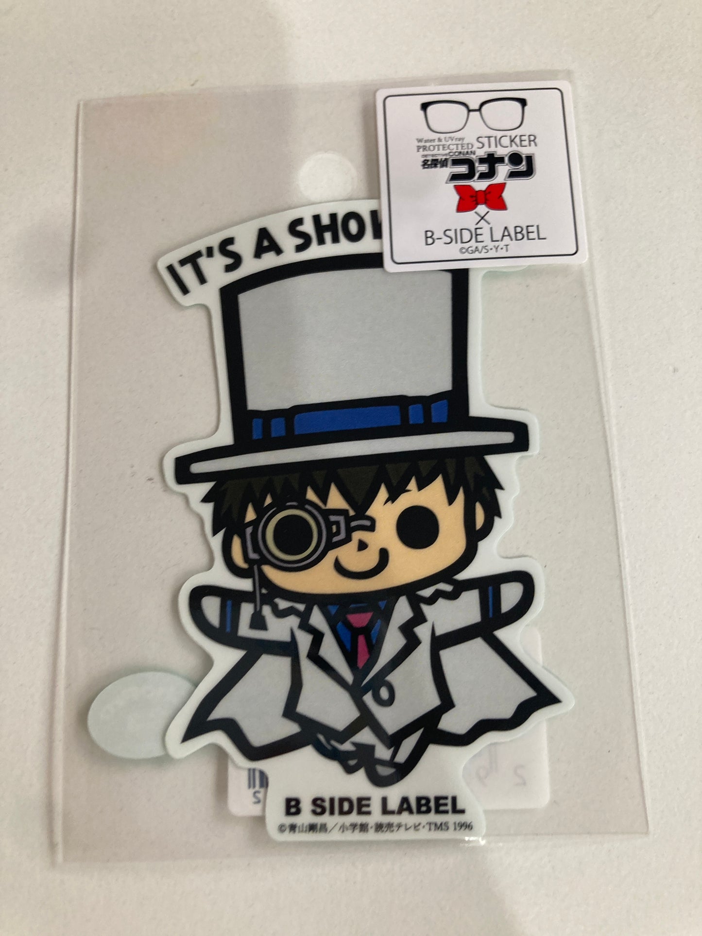 B-SIDE LABELステッカー (名探偵コナン)怪盗キッド｢SHOW TIME！｣(池袋)