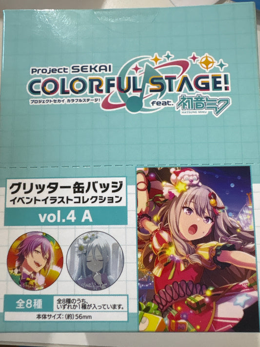 プロジェクトセカイ カラフルステージ！ feat. 初音ミク グリッター缶バッジ イベントイラストコレクション vol.4 A(池袋)