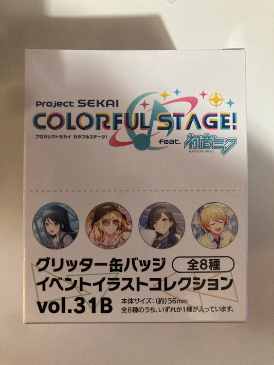プロジェクトセカイ カラフルステージ！ feat. 初音ミク グリッター缶バッジ イベントイラストコレクション vol.31 B(池袋)