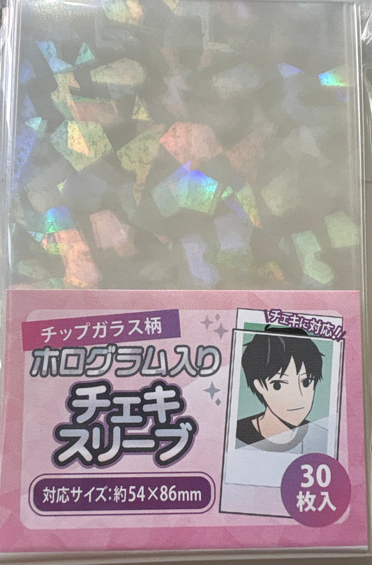 チェキ ホログラムスリーブ チップガラス