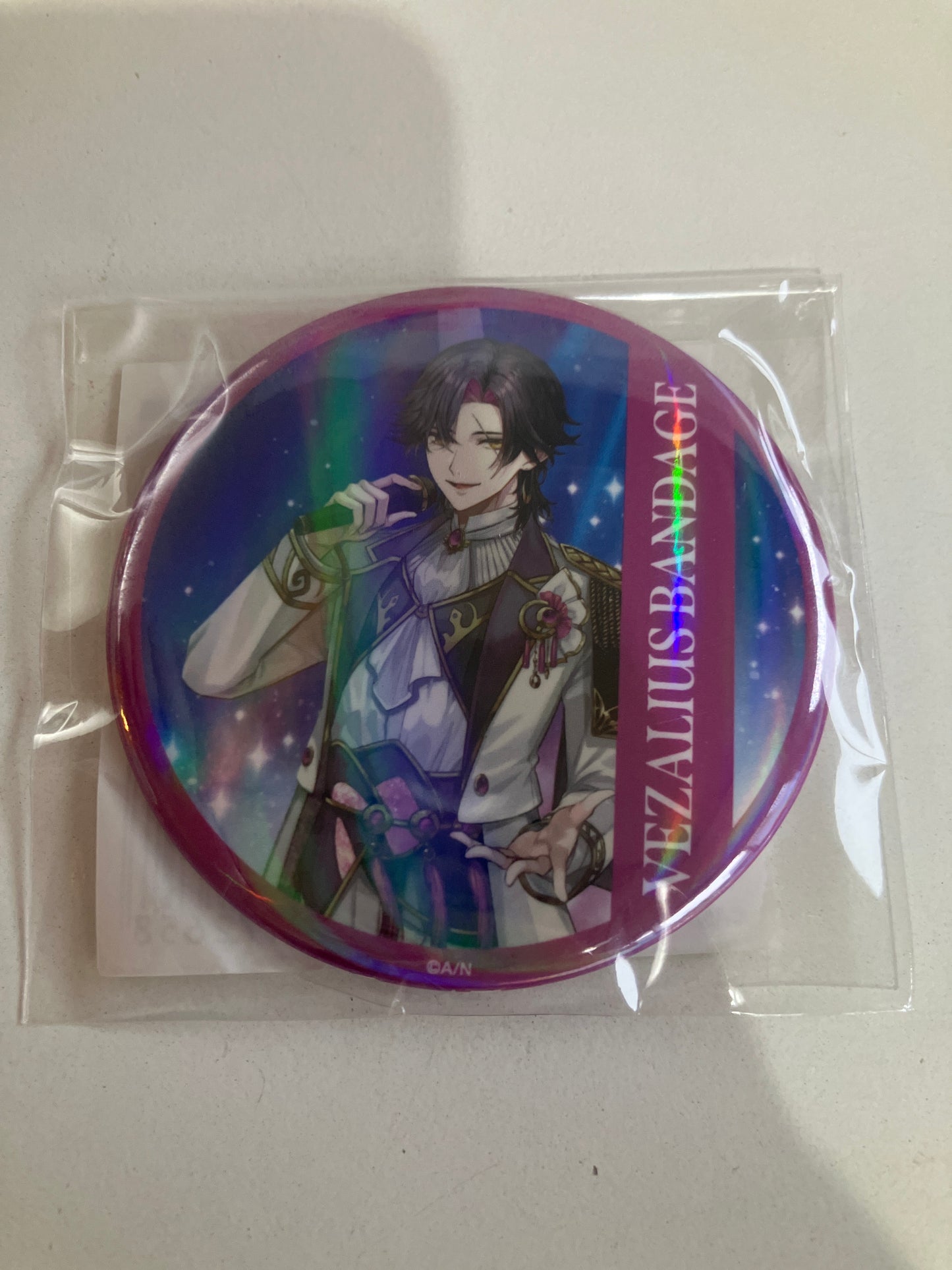【Krisis 2nd Anniversary】にじさんじ ホログラム缶バッジ ヴェザリウス バンデージ②(池袋)