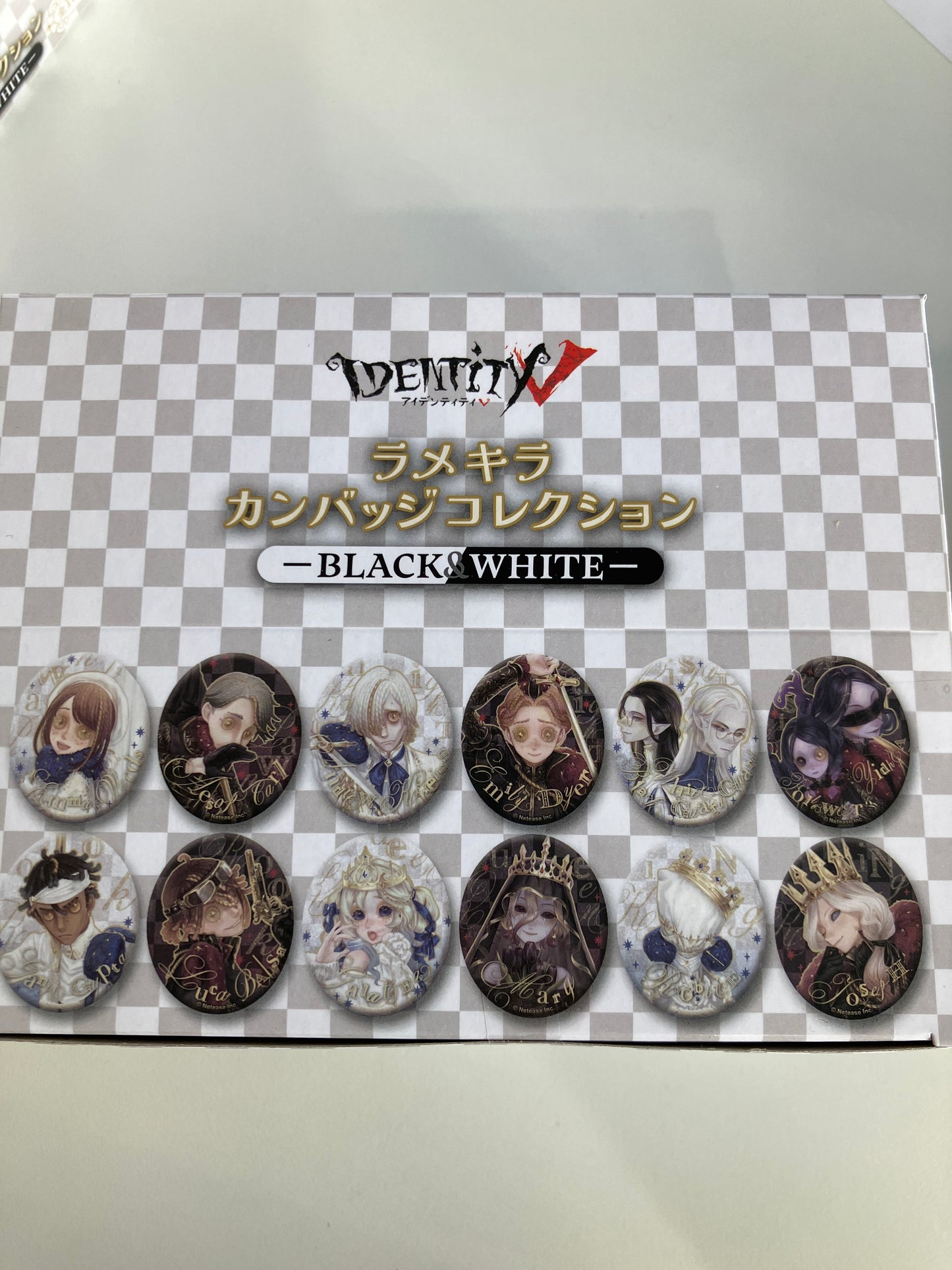 【Animate限定】Identity V ラメキラカンバッジコレクション-BLACK＆WHITE-(池袋)