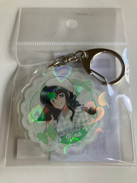 【pop up 限定】マーメイドメロディーぴちぴちピッチ ホログラムキーホルダー  和装メイド ver. 洞院リナ(池袋)