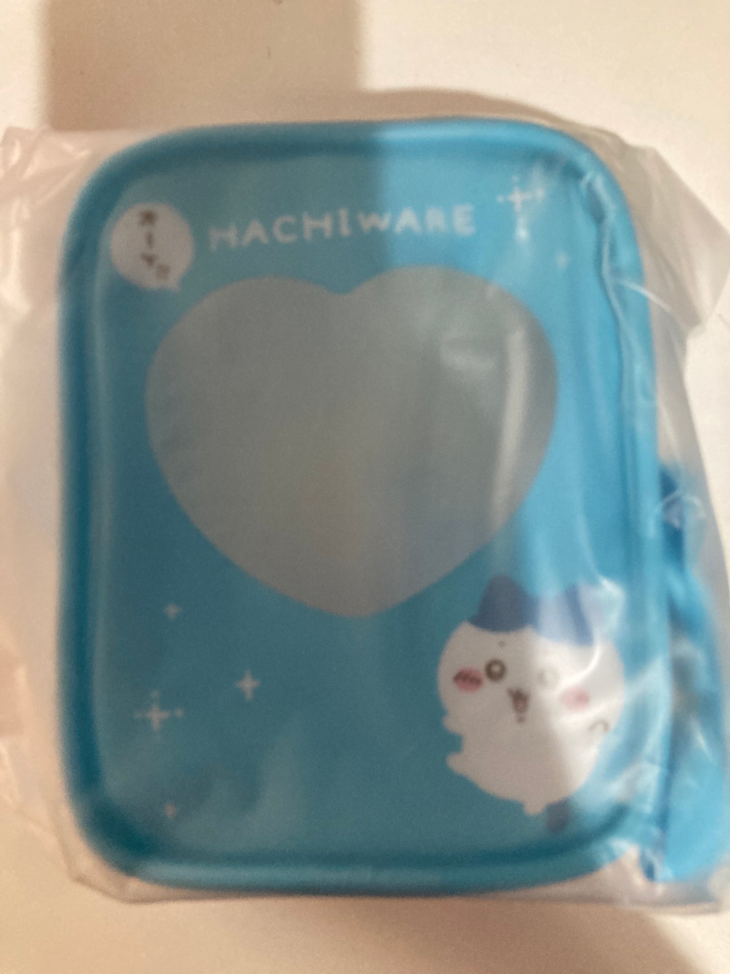 ちいかわ マスコットも入る！クリアポーチ（ハチワレ）