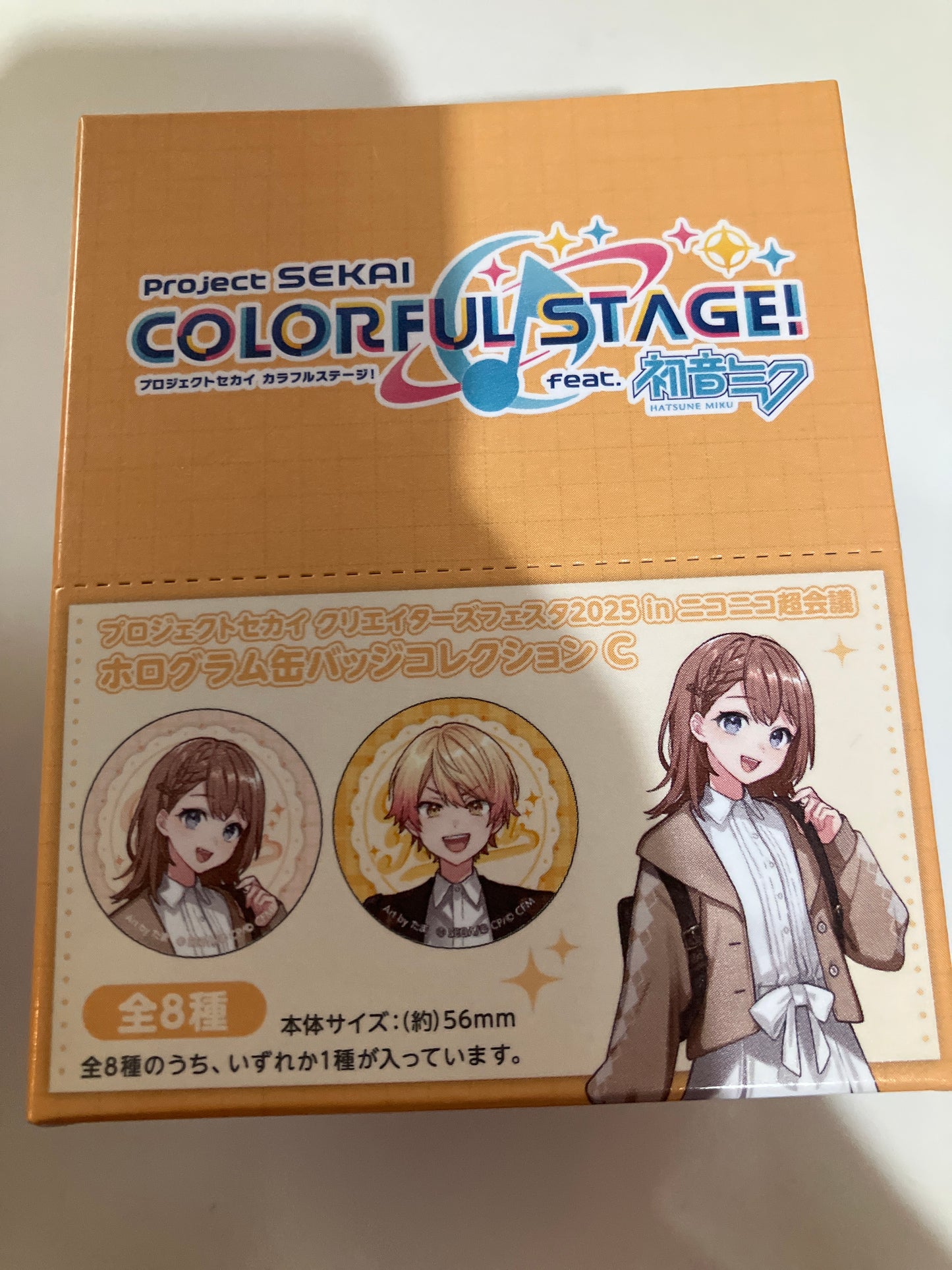 プロジェクトセカイ カラフルステージ！ feat. 初音ミク プロジェクトセカイ クリエイターズフェスタ2025 in ニコニコ超会議 ホログラム缶バッジコレクション C (池袋)