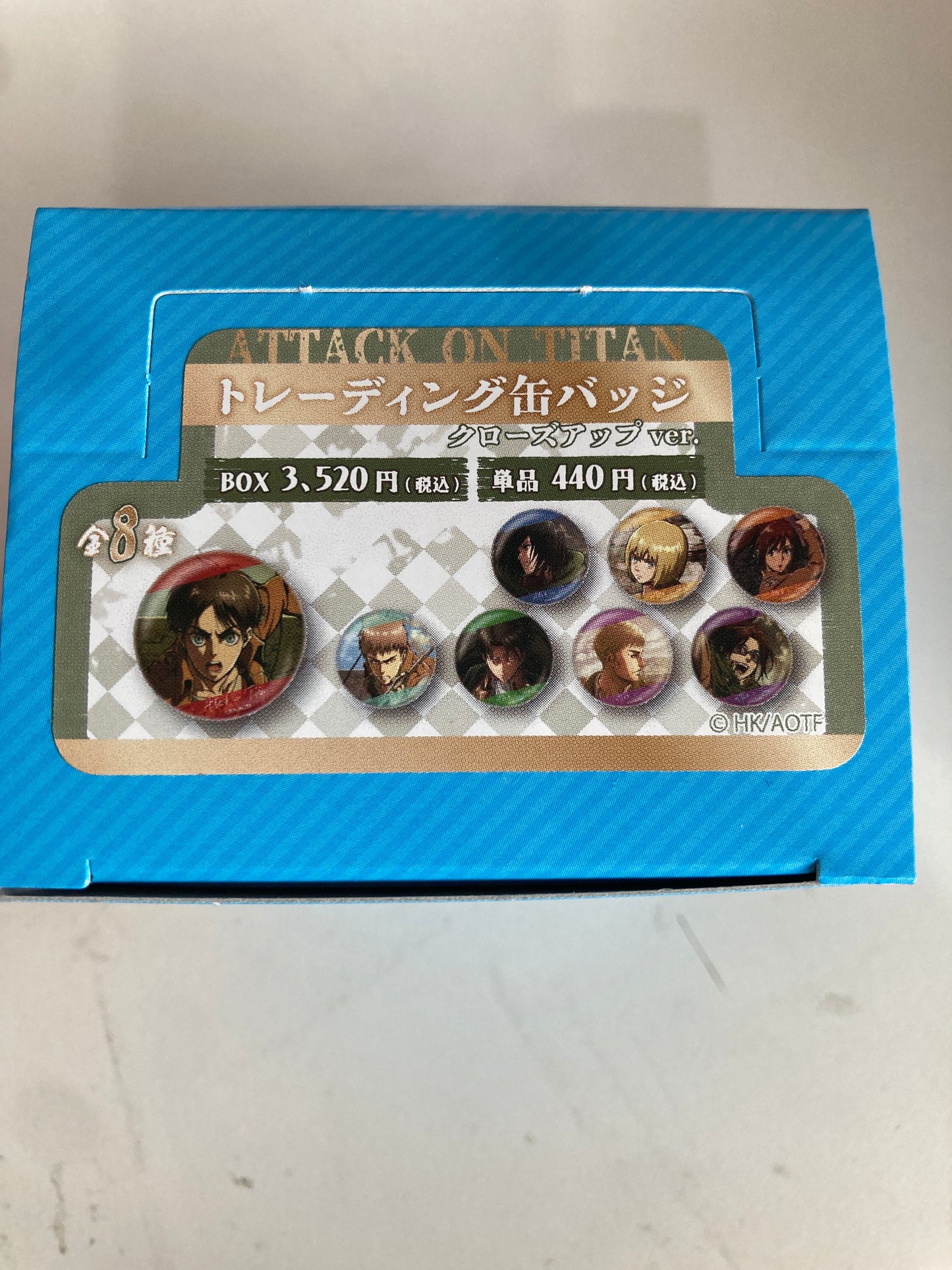 進撃の巨人 トレーディング缶バッジ　クローズアップver. (池袋)
