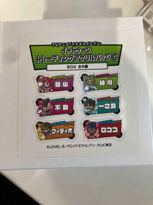 「イナズマイレブン」 イートゥーン トレーディングアクリルバッジ C（全6種）(池袋) 閃電十一人 亞克力名牌