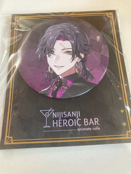 【Animate Cafe】にじさんじ（HEROES） 台紙付きBIG缶バッジ ヴェザリウス バンデージ(池袋)