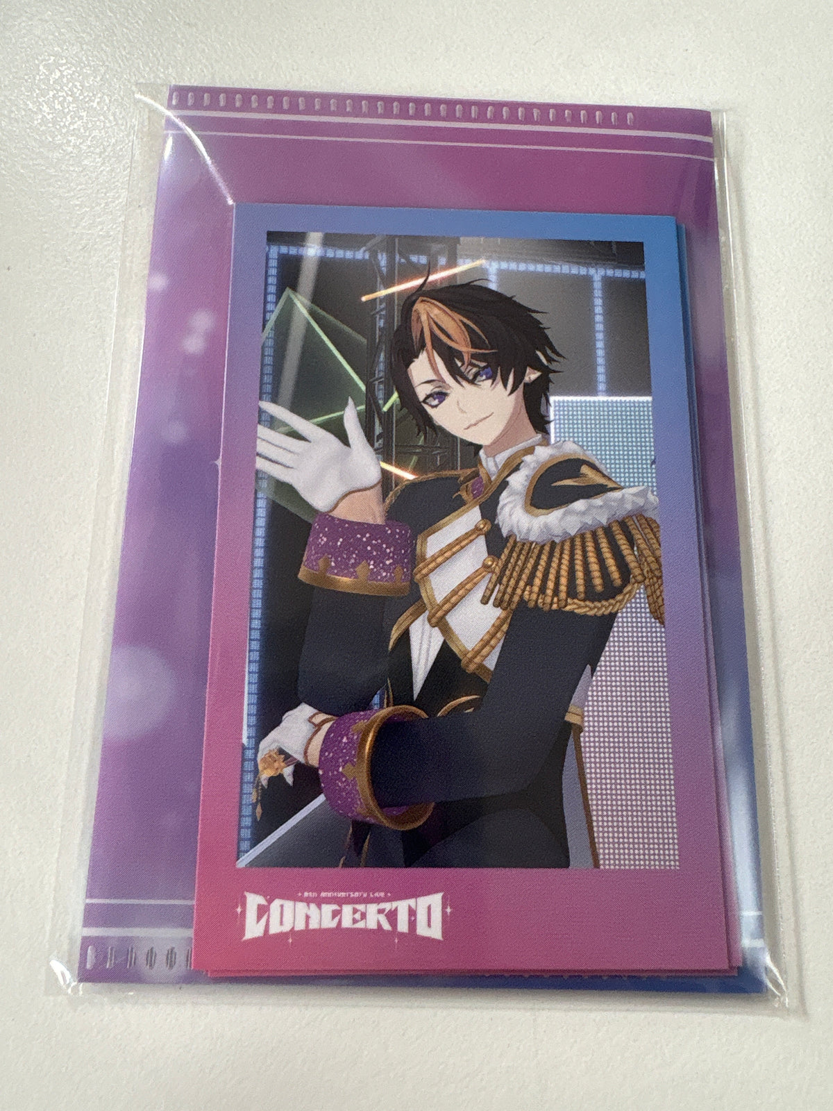 【8th Anniversary LIVE 「CONCERTO」】にじさんじ フォト風カード 3枚セット 闇ノシュウ (IKE)