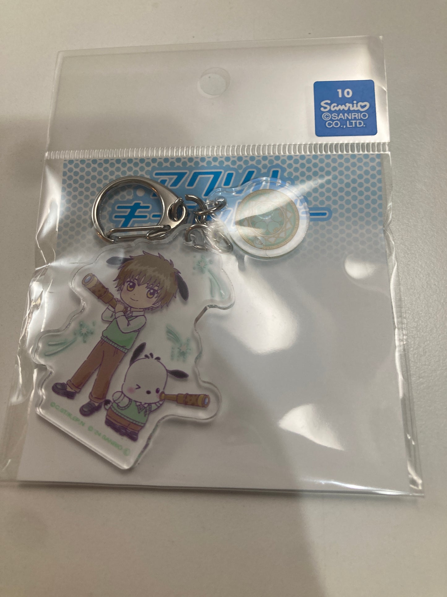 カードキャプターさくら×サンリオキャラクターズ アクリルキーホルダー(パーツ付き)05/李 小狼×ポチャッコ(コラボイラスト) (池袋)