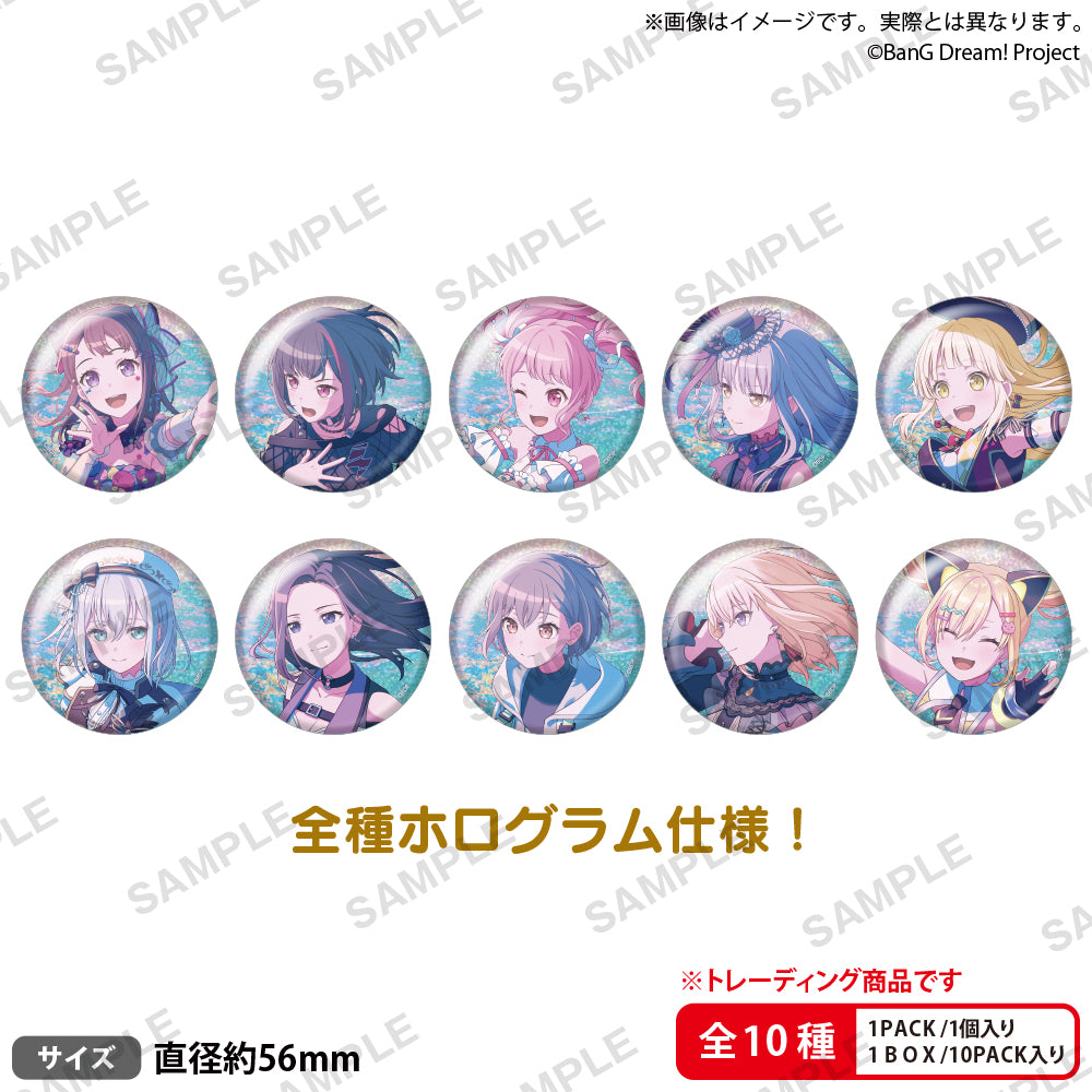 BanG Dream! 10th Anniversary LIVE「In the name of BanG Dream!」　トレーディングホログラム缶バッジ (池袋)