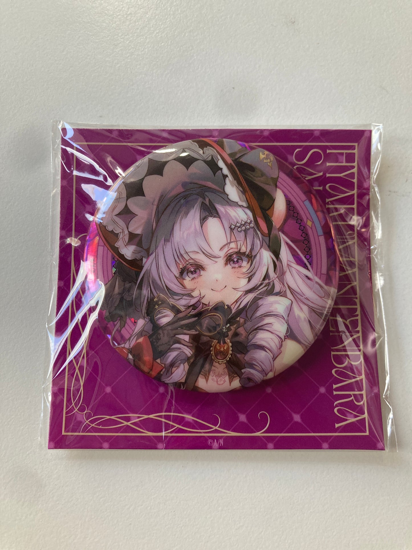 【Bewitching MASQUERADE】ホログラム缶バッジ 壱百満天原サロメ (池袋)