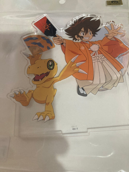 アクリルスタンド「デジモンアドベンチャー」09/八神太一＆アグモン　お正月ver.(池袋)