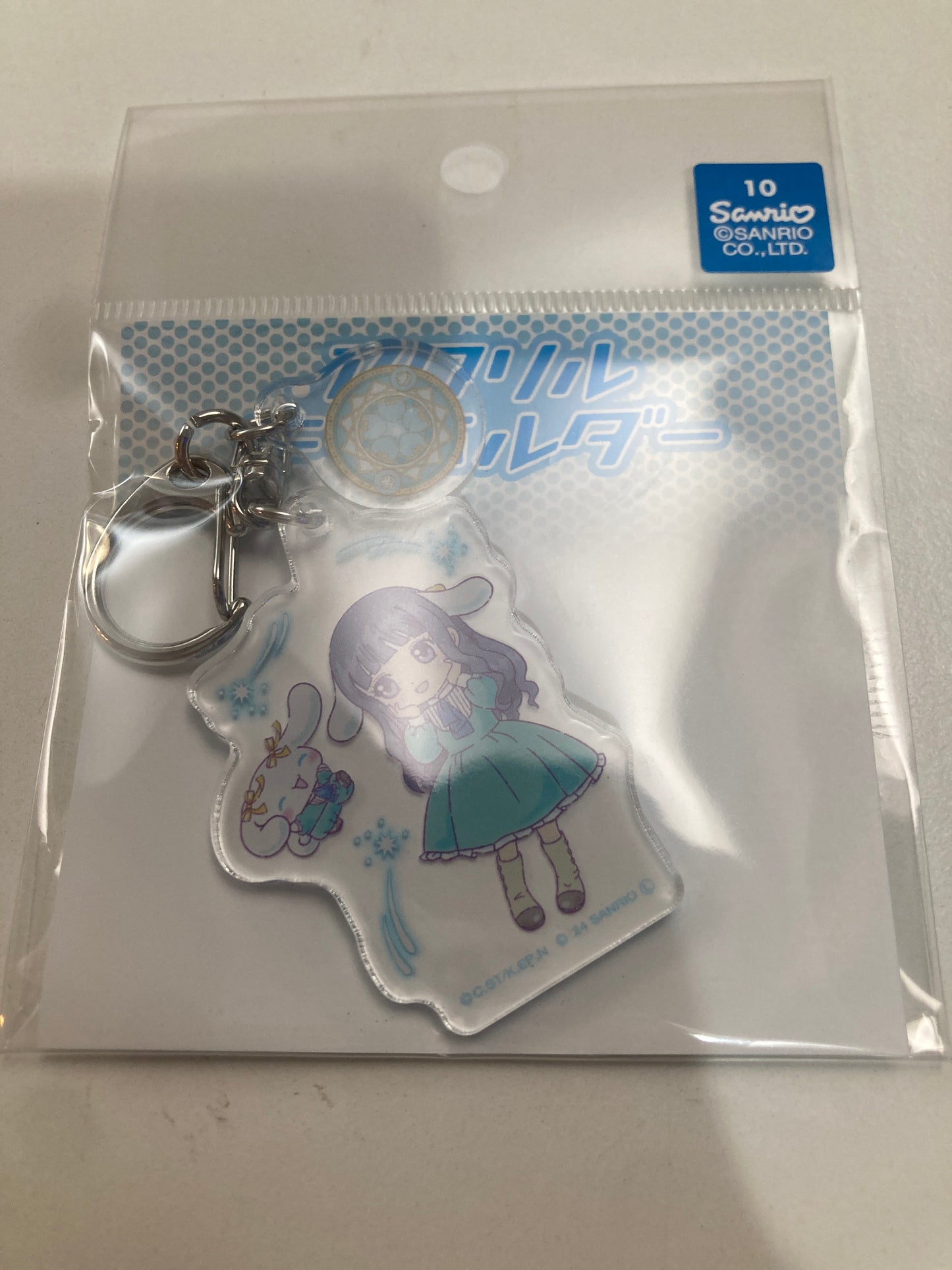 カードキャプターさくら×サンリオキャラクターズ アクリルキーホルダー(パーツ付き)04/大道寺 知世×シナモロール(コラボイラスト) (池袋)