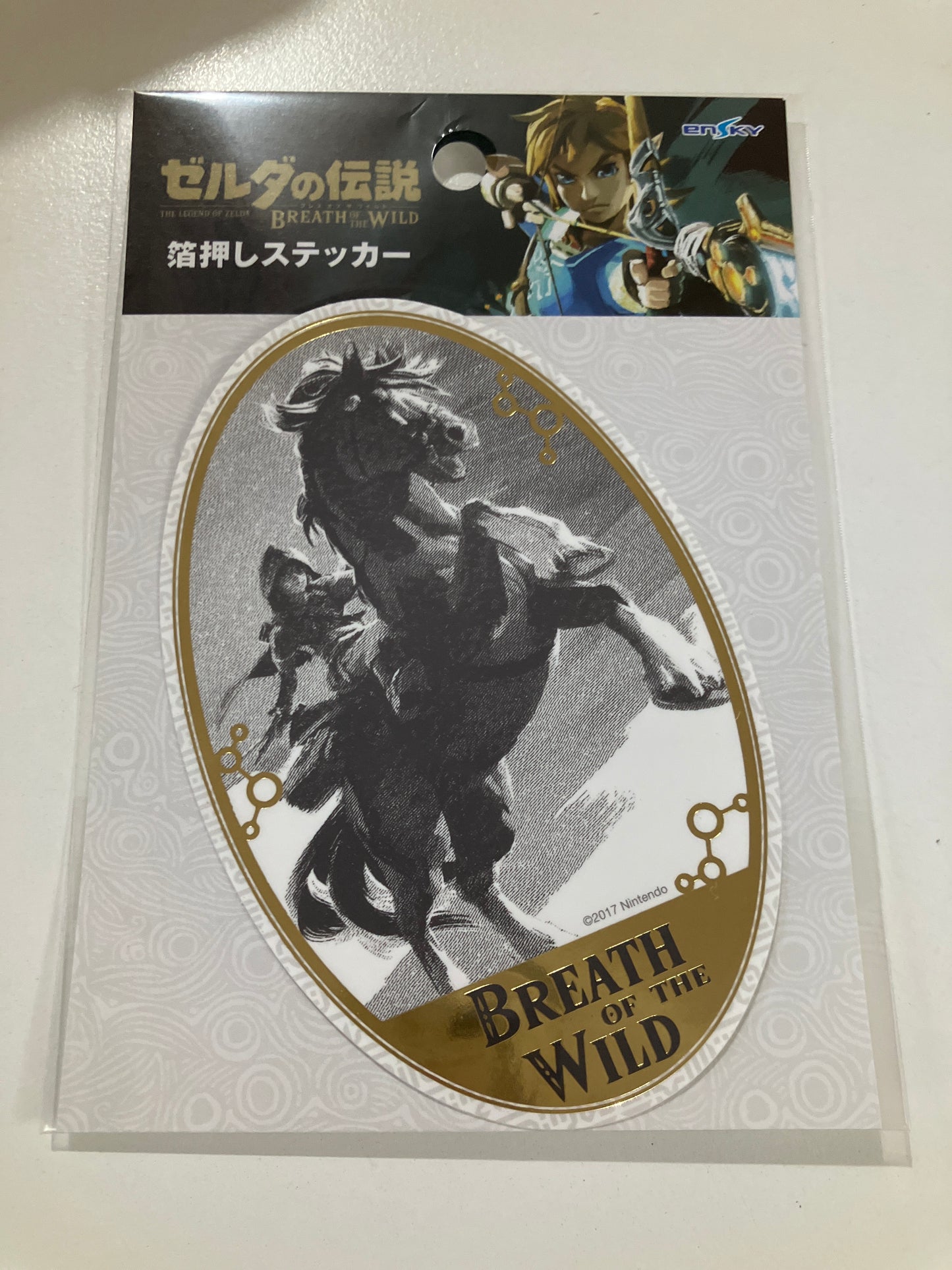 ゼルダの伝説 ブレス オブ ザ ワイルド 箔押しステッカー ② (IKE)