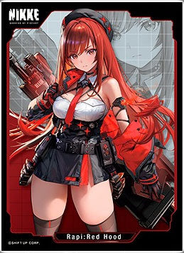 (咭套)(MOVIC) きゃらｽﾘｰﾌﾞ 勝利の女神:NIKKE「ﾗﾋﾟ:ﾚｯﾄﾞﾌｰﾄﾞ」(No.MT2107)