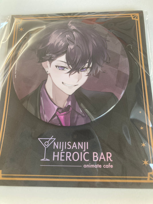 【Animate Cafe】にじさんじ（HEROES） 台紙付きBIG缶バッジ 佐伯イッテツ(池袋)